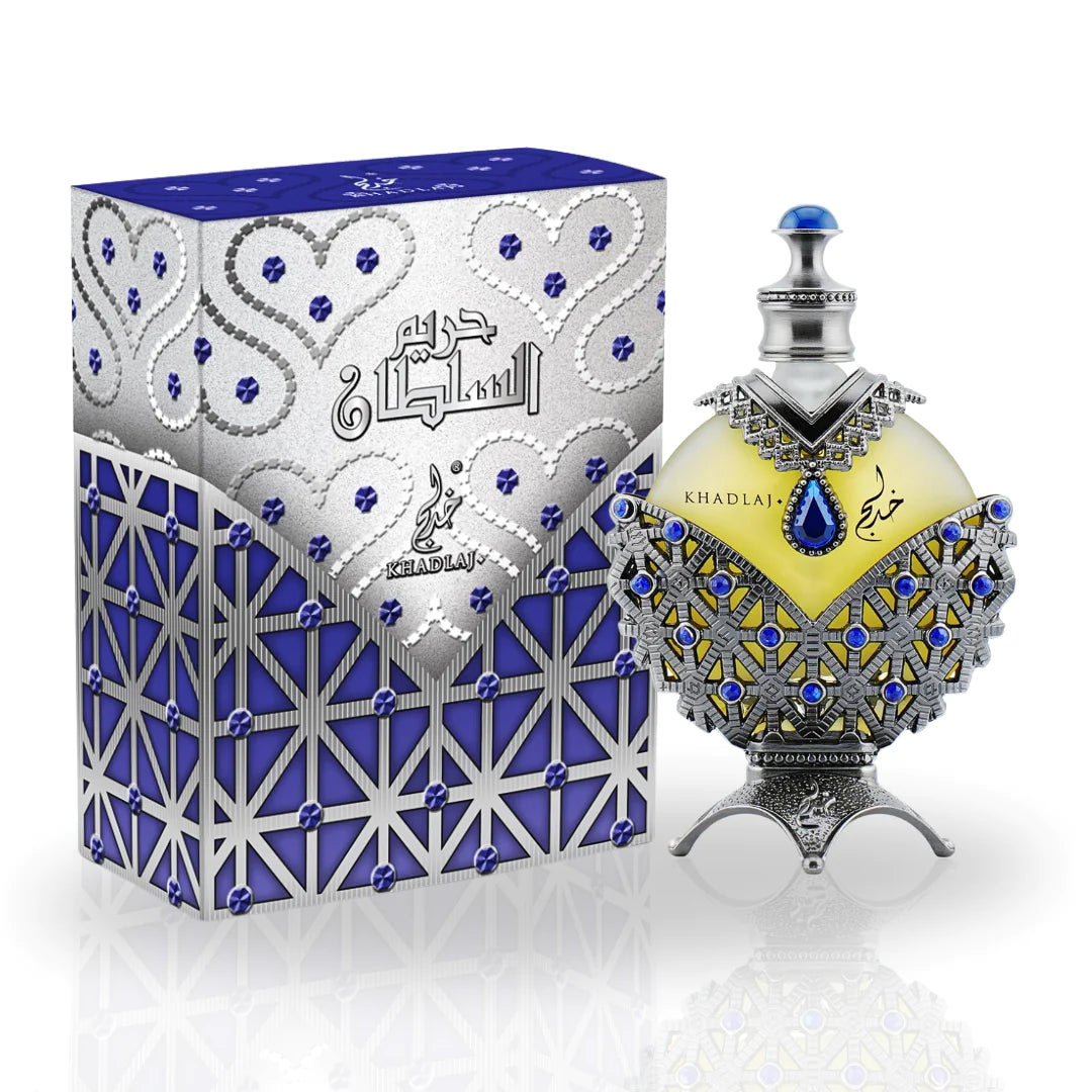 Khadlaj Hareem Al Sultan Blue Antique  Oil Perfume